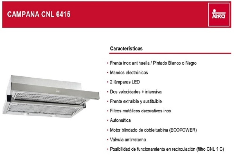 Campana TEKA CNL 6415